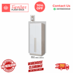 2 Door Wooden Wardrobe/ Multifunctional Wardrobe/ Almari Baju/ Wooden Wardrobe/ Kabinet/ Cabinet/ Almari Pakaian/ Almari Murah/ Almari/ Free Installation - Image 3