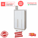 3 Door Wooden Wardrobe/ Multifunctional Wardrobe/ Almari Baju/ Wooden Wardrobe/ Kabinet/ Cabinet/ Almari Pakaian/ Almari Murah/ Almari/ Free Installation - Image 2