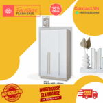 3 Door Wooden Wardrobe/ Multifunctional Wardrobe/ Almari Baju/ Wooden Wardrobe/ Kabinet/ Cabinet/ Almari Pakaian/ Almari Murah/ Almari/ Free Installation - Image 3