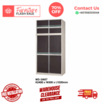 2 Door Wooden Wardrobe/ Multifunctional Wardrobe/ Almari Baju/ Wooden Wardrobe/ Kabinet/ Cabinet/ Almari Pakaian/ Almari Murah/ Almari/ Free Installation