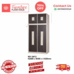 2 Door Wooden Wardrobe/ Multifunctional Wardrobe/ Almari Baju/ Wooden Wardrobe/ Kabinet/ Cabinet/ Almari Pakaian/ Almari Murah/ Almari/ Free Installation
