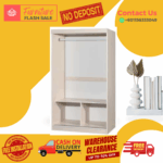 2 Door Wooden Wardrobe/ Multifunctional Wardrobe/ Almari Baju/ Wooden Wardrobe/ Kabinet/ Cabinet/ Almari Pakaian/ Almari Murah/ Almari/ Free Installation - Image 6