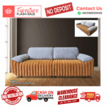 ( 3 SEATER SOFA ) ELEGANT SPECIAL DESIGN SOFA/ Free Installation/ Sofa Set/ Sofas/ Office Sofa/ Living Room Sofa/ Bed Room Sofa/ Couch - Image 3