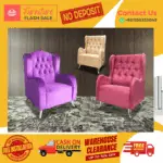 WING CHAIR/ CHAIR/ SOFA/ Free Installation/ Sofa Set/ Sofas/ Office Sofa/ Living Room Sofa/ Bed Room Sofa/ Couch - Image 3
