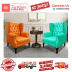 WING CHAIR/ CHAIR/ SOFA/ Free Installation/ Sofa Set/ Sofas/ Office Sofa/ Living Room Sofa/ Bed Room Sofa/ Couch - Image 8