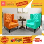 WING CHAIR/ CHAIR/ SOFA/ Free Installation/ Sofa Set/ Sofas/ Office Sofa/ Living Room Sofa/ Bed Room Sofa/ Couch - Image 10